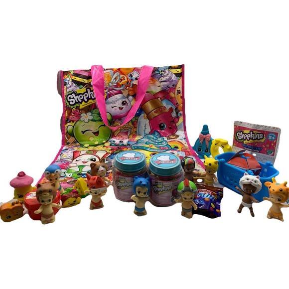 (23 Pc) Lot Shopkins Figures & Accessories Mix Seasons W/ 2 New Sealed Season 6 - Picture 1 of 9